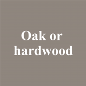 My floor is: oak or hardwoods